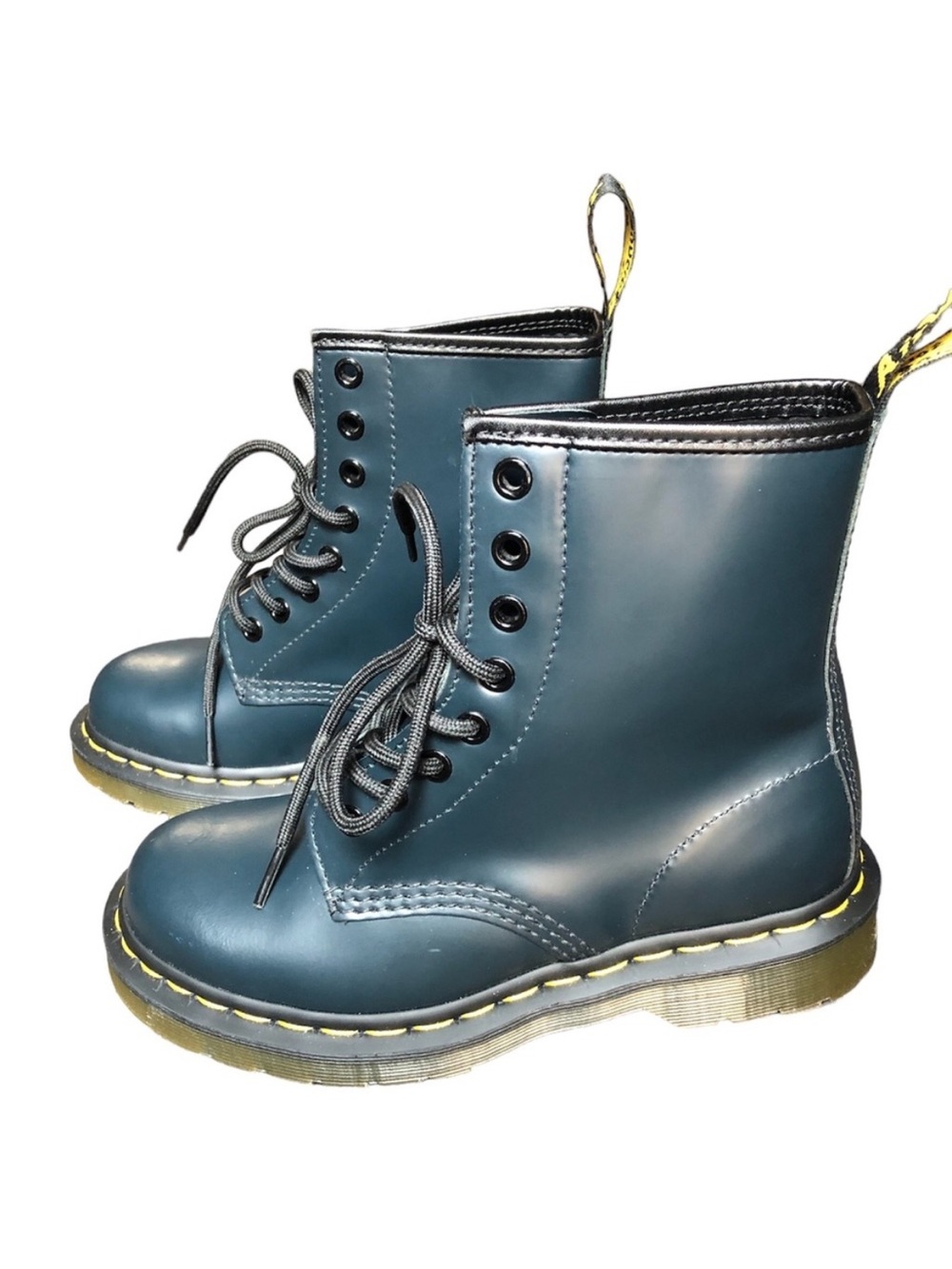 NEW Dr. Martens 1460 Smooth Leather Lace-Up Navy Boots Size 5